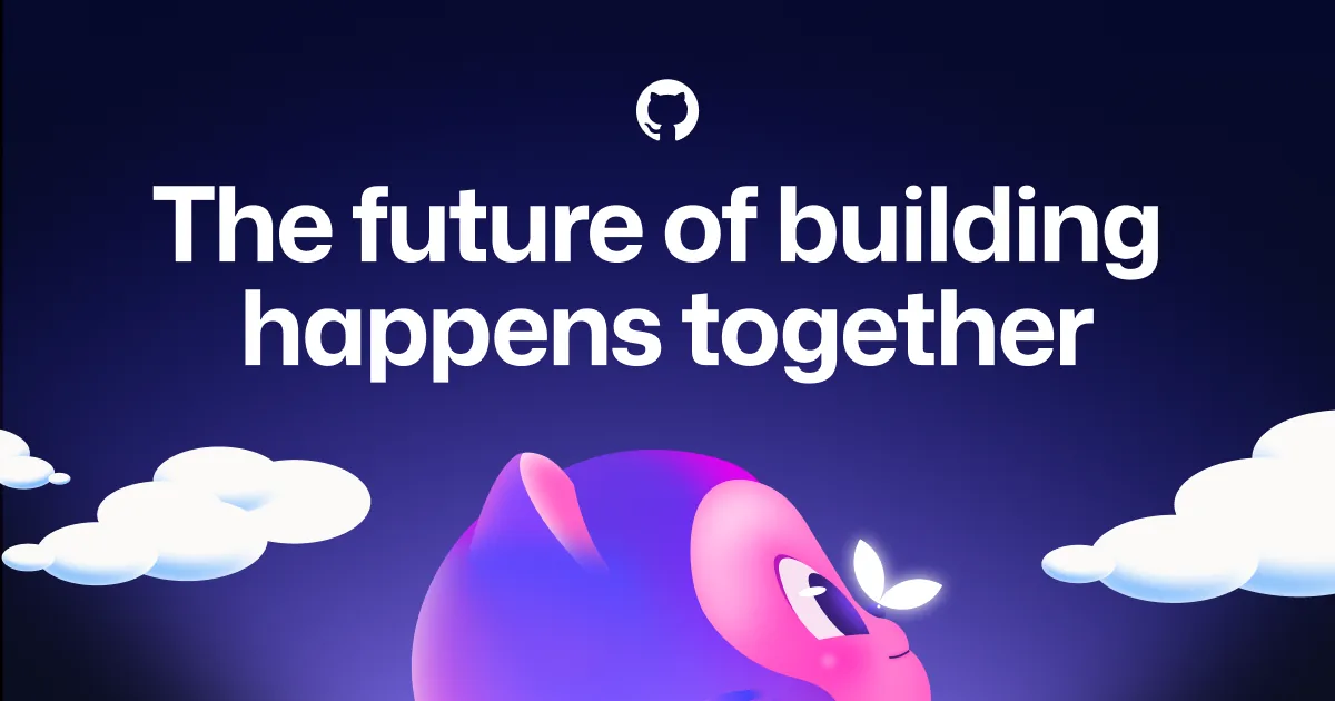 GitHub 的网站封面