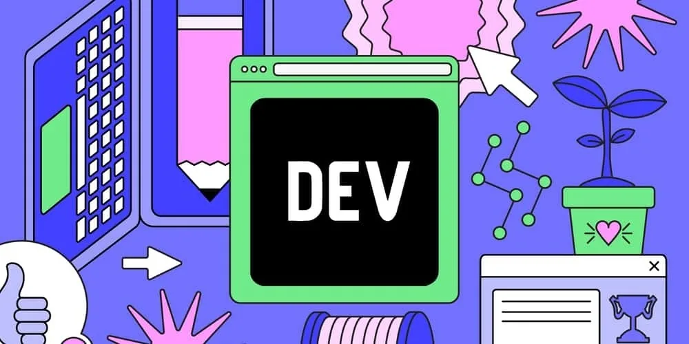 开发社区 --- DEV Community 的网站封面